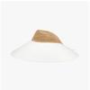 Helen Kaminski Rosalie Natural Off White Sun Cap Hat50610