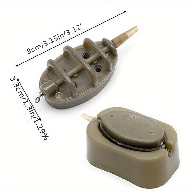 Efficient Carp Fishing Feeder Mould Set - Easy Inline Method, Perfect for Catching More Fish