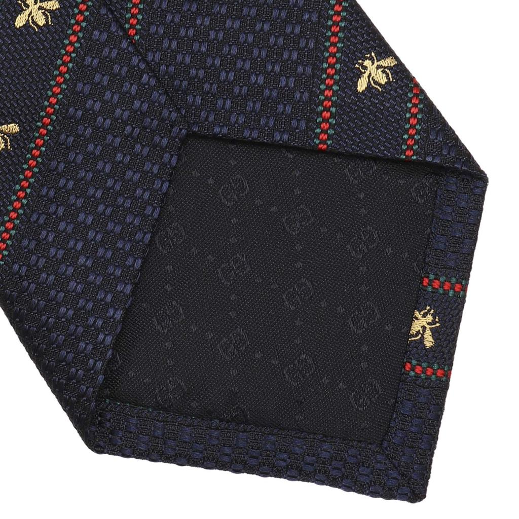 Gucci Narrow Tie 451528 4E002 4074 Navy/Red [Used]
