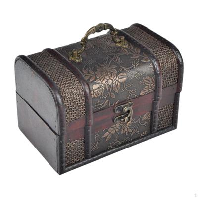 Cutie de bijuterii Decorativ Home Decor Lemn pentru Brelocuri Cercei Pandantive Femei Barbati