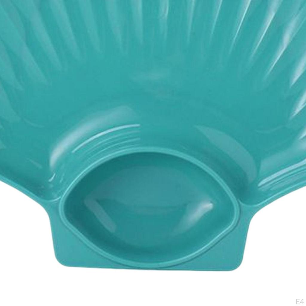 Dumpling Plate with Sauce Compartment Serving Holder Platter Tray for Party