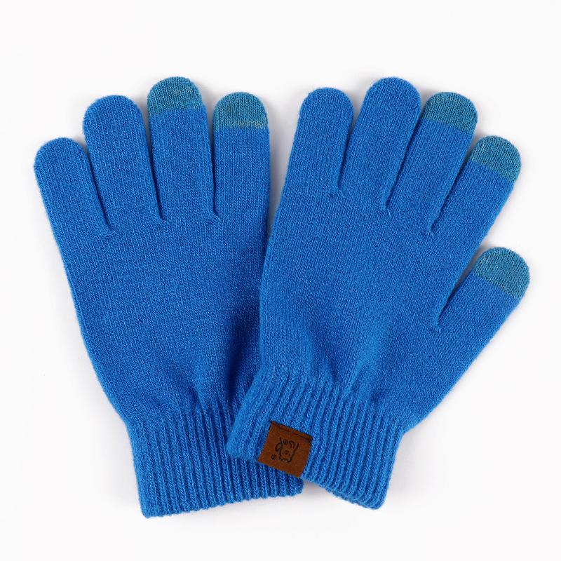 Gloves  Warm Winter  Five Finger Gloves  Candy Color  Finger Dividing Touch Screen Gloves  Student Writing Gloves  Prevent Cold