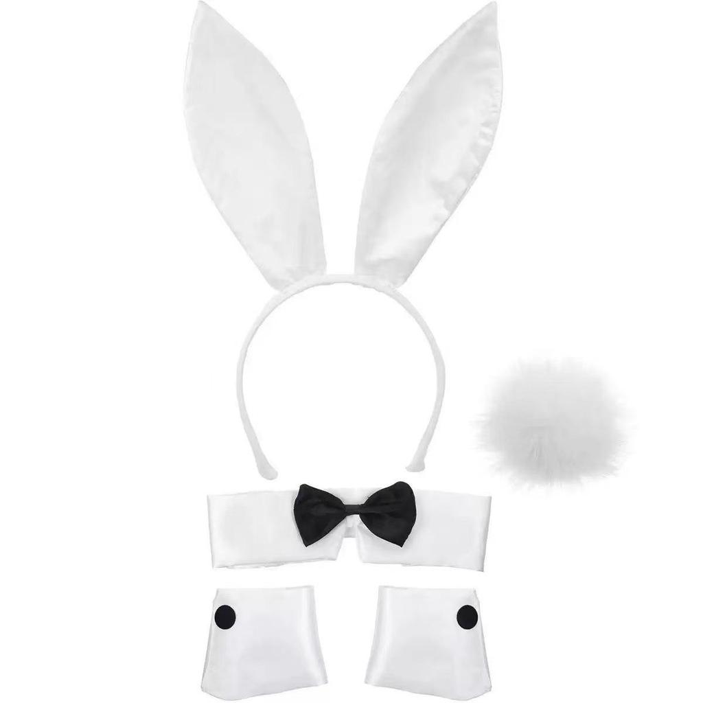 Cross-Border Bunny Ears Headband Set for Easter & Halloween