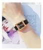 Sanda Women's Retro Leather & Mesh Strap Casual Wristwatch