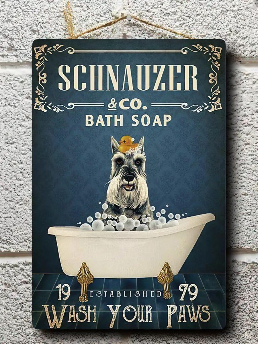 

Металлический постер шотландского терьера, винтажный декор для стен с собаками 30