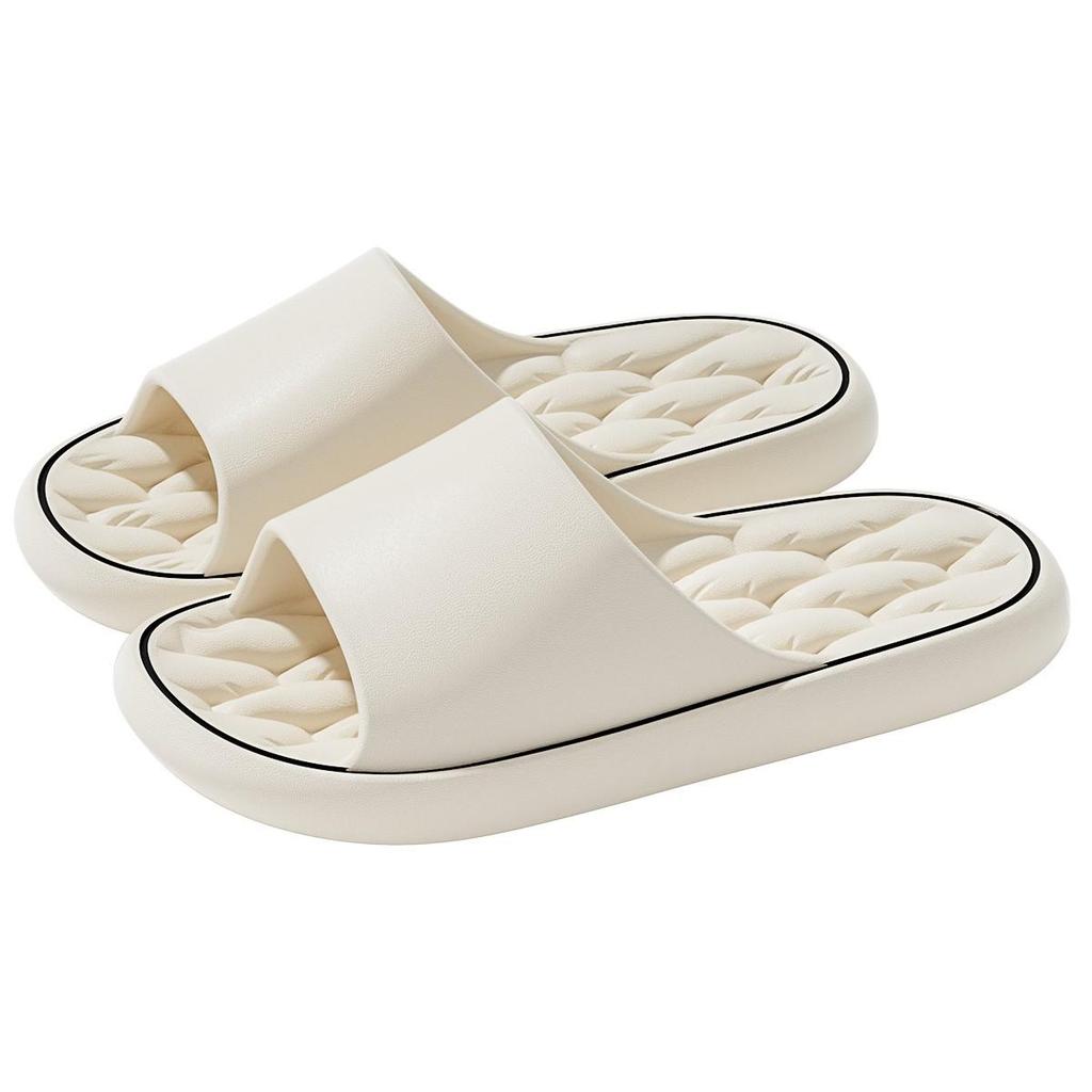 Stylish Non-Slip Men's Indoor Slippers: Odorless Home & Bath Sandals for Summer