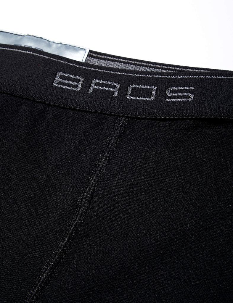 Bros by Wacoal Inner Brushed Cotton Fits Just Front Sizes BL and L Men's Bottoms, Blend, Waist, Below-the-Knee Length, Opening, GS6020, Men's,