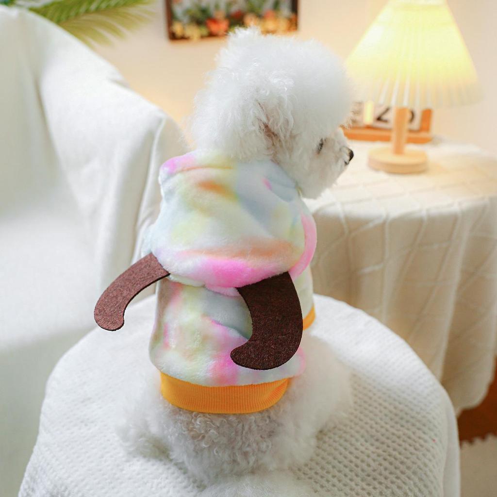 PETCIRCLE Jesień/Zima Plus Aksamit Ciepła Odzież dla Zwierząt - Kolekcja Cosplay dla Psów i Kotów