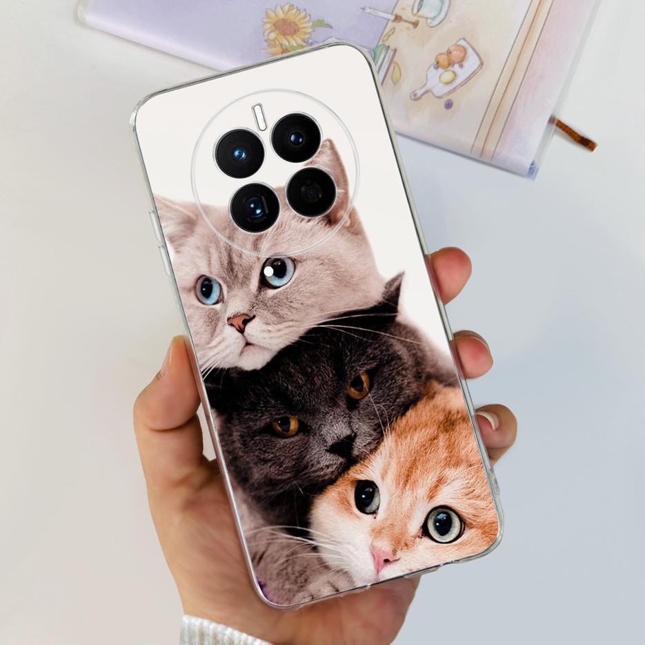 For Huawei Mate 50 Pro Case Stylish Butterfly Flowers Soft Slim Fundas Phone Case For Huawei Mate 50 Mate50 Pro Back Cover Coque