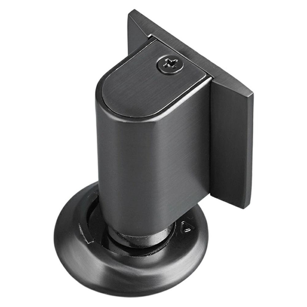 No-Drill Invisible Door Stopper Dual Magnetic Strong Hold Windproof Mute Cushioning Silicone Pad Anti-Collision