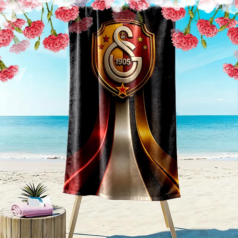 Asciugamano da Spiaggia Galatasaray SK, Un Must-have per Ogni Viaggio Perfetto, Regalo Perfetto per Compleanno, Vacanze per Famiglia e Amici