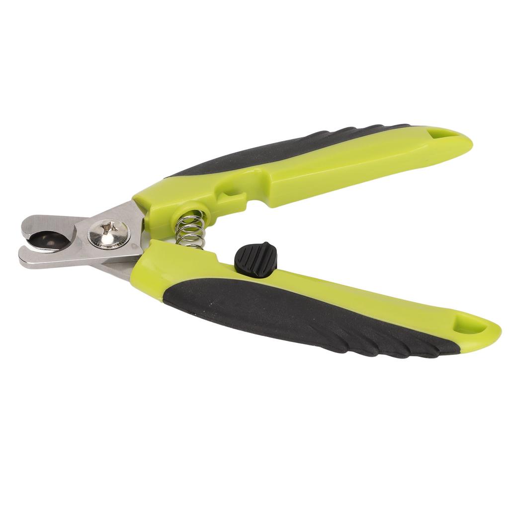 Pet Nail Scissors Professional Stainless Steel Pets Nail Clipper Set with Ergonomic Handles for Dogs Cats Green Black