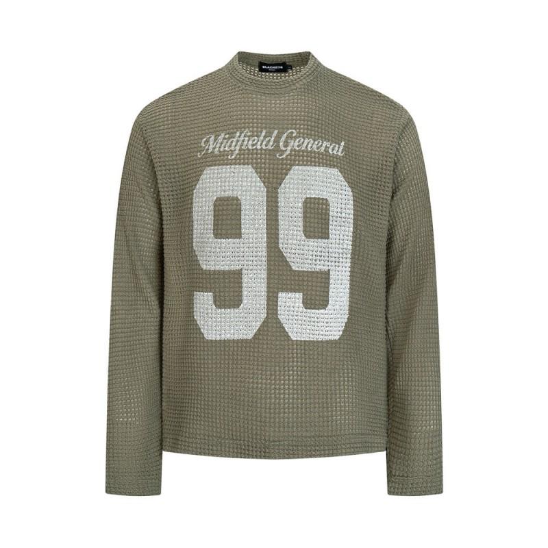 Mens Long Sleeve Graphic Tee Streetwear