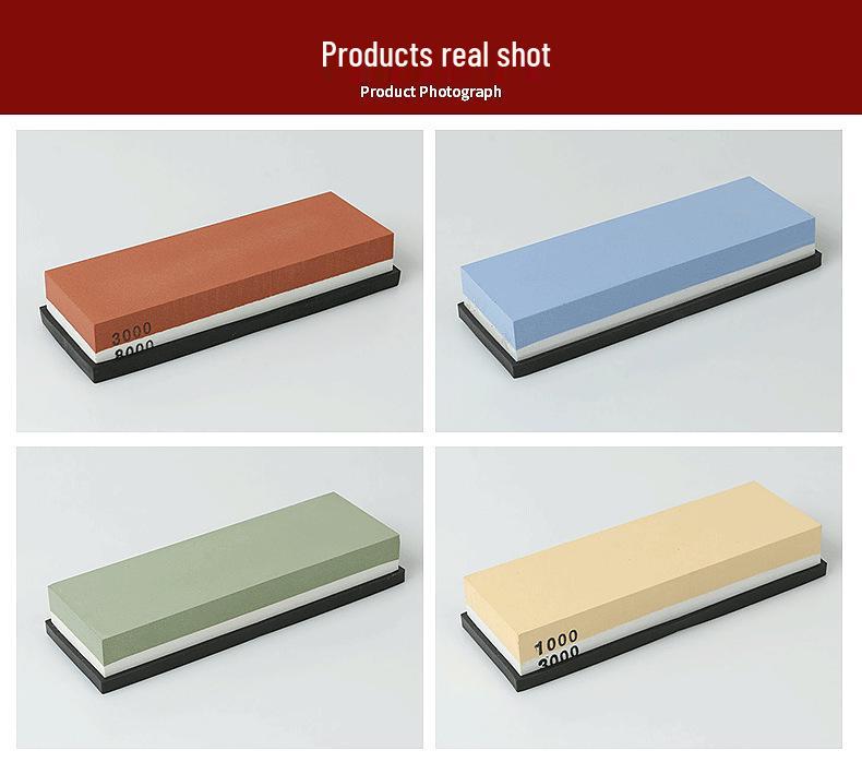 White Corundum Single-Sided Large Shrimp Oilstone, Available in Various Specifications for Fine Sharpening.