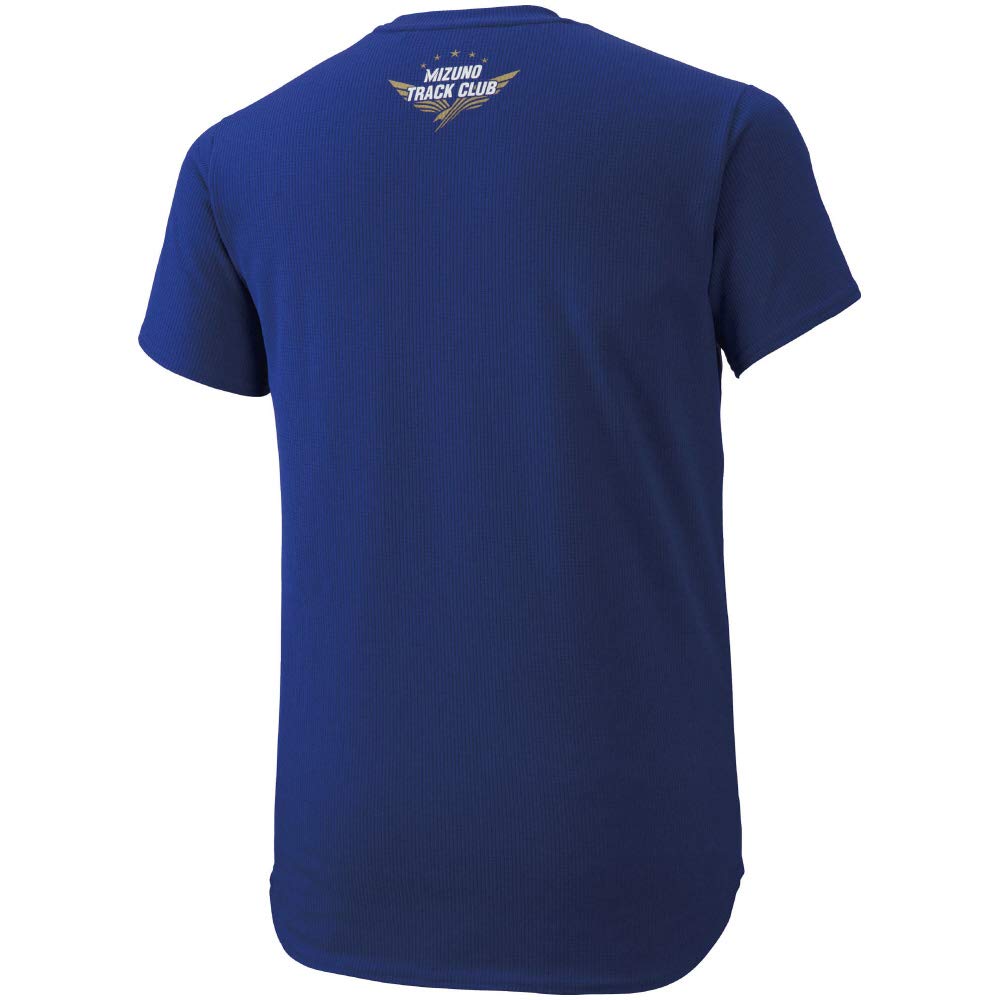 Mizuno Reflex Blue Track Field Practice Short Size M to Japanese Size Men's & Shirt, Sleeve, Standard, U2MA9060, (Equivalent M)