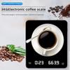 0.1g/3kg Digital Coffee Scale with Timer LED Screen Espresso USB Weighing High Precision Measures In Oz/ml/g Kitchen Scale