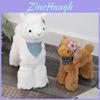 Adorable Alpaca Plush Toy With Long Faux Fur For Kids And Babies Gift Idea