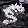 30/24CM 3D Print Magic Dragon Model Multi-joint Movable Fish Tank Gaming Table Home Decoration Desk Ornament Toy