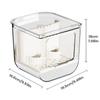 Transparent Automatic Feeding Device Large Capacity Bird Food Dispenser  Balcony