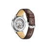 CITIZEN Mechanical Movement Cow Leather Strap Watch Unisex Coffee Watch Dial NH9130-17A