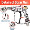 BEAR FORCE High Pressure Washer Gun 210Bar/ 3000 PSI Max, Power Washer Color Painted Short Spray Gun Inlet M22-ID14mm with 1/4" Quick Connector
