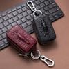 Single/Double Layer Leather Key Case for Car Key Wallet Pocket Key Holder Organizer Pouch Keys Organizer Zipper Case Bag