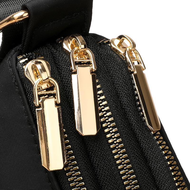 Multi-layer Nylon Large-capacity Women Bag Fashion Embroidery  Lady One-shoulder Crossbody Bag