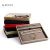 PU Leather Double-Sided Jewelry Tray for Necklaces & Rings - Small Display for Accessories or Jade Ware
