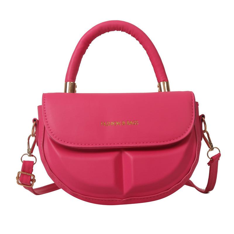 Fashionable Single Shoulder Crossbody Bag For Autumn/winter розовый