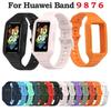 Cinturino Sportivo in Silicone Morbido per Huawei Band 8 7 6 cinturino Bracciale Cinturino Colorato per Huawei Band 9 Smart WatchBand Sostitutivo
