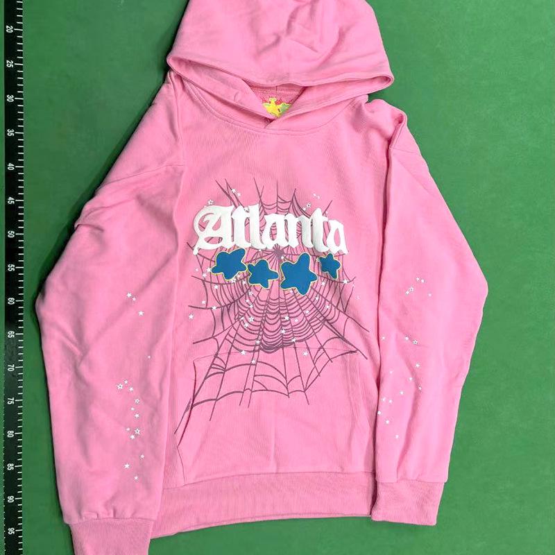 Sp5der Hoodie: Spinnennetz-Design, Unisex Trendiges Hip-Hop-Set Inspiriert von Young Thug