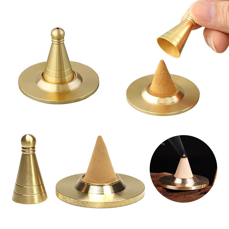 Mini Retro Brass Tower Incense Mold Agarwood Powder Making Seal Cone Tool Tools Shaping Mould DIY Holder Burner Accessory