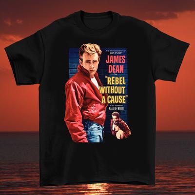 James Dean Rebel Without A Cause Korte Mouw Shirt Katoen Unisex Unisex T-shirt