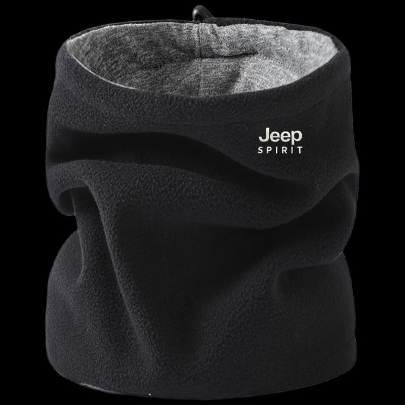 Мужской зимний ветрозащитный флисовый шарф-снуд One Size