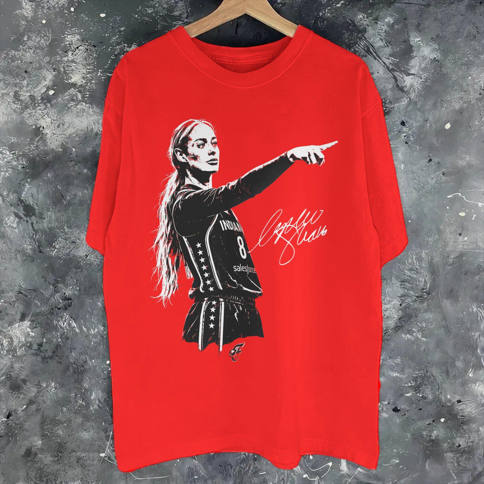Unisexs Unisexs Sophie Cunningham Pointing Meme Shirt Cotton Printed Tshirt Top Clothing S