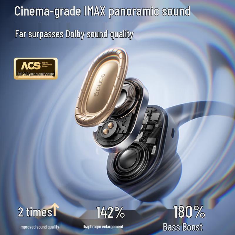 SANAG C16S Open-Ear Bone Conduction Bluetooth Sports Headphones