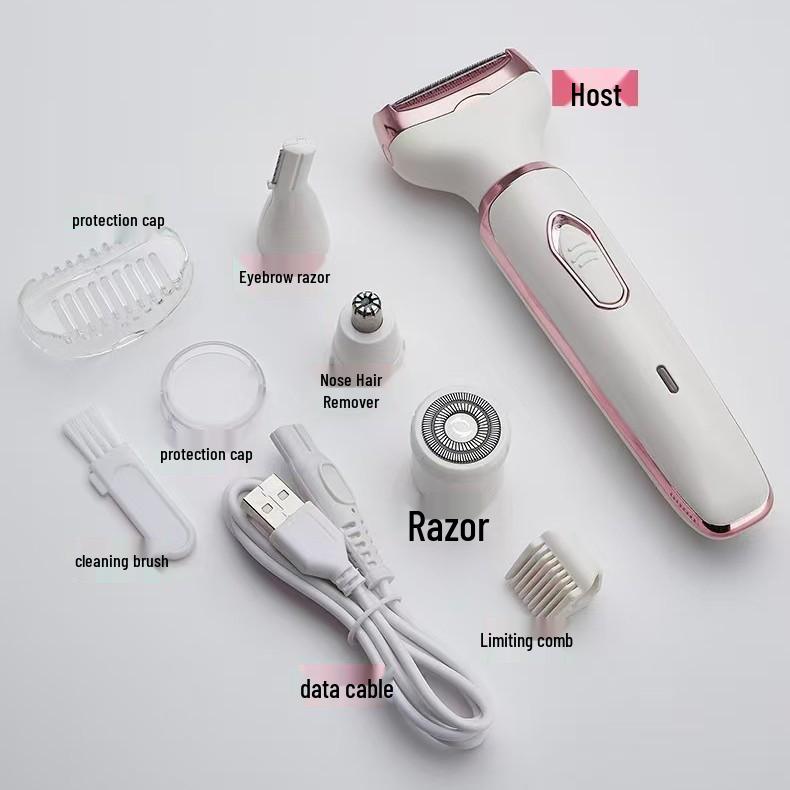 USB Electric 4-in-1 Women's Hair Remover and Epilator