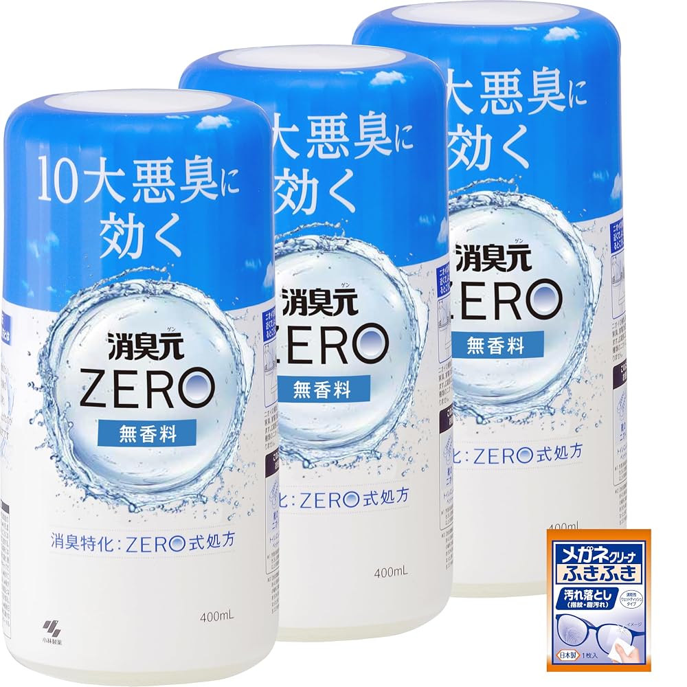 ZERO Fresh Eliminator Unscented 400ml with Bonus Pack
