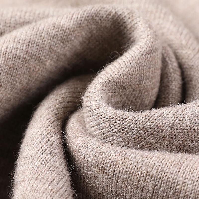 Hengyuanxiang Men's 100% Merino Wool V-Neck Knitted Vest