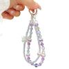 Elegant Bow Double Chain Pearl Crystal Phone Charm & Versatile Bag Accessory