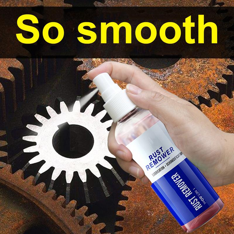 Rust Remover Spray Multi-purpose Wheel Rust Remover 80ml Polishing and Cleaning Auto Maintenance Iron Powder Cleaning Agent