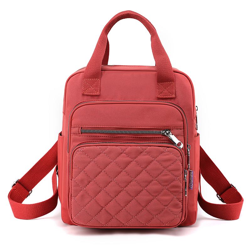 Quilted Backpack for Women – Stylish Multi-Use Bag with Multiple Pockets & Adjustable Straps – Perfect for Work, School & Daily Use