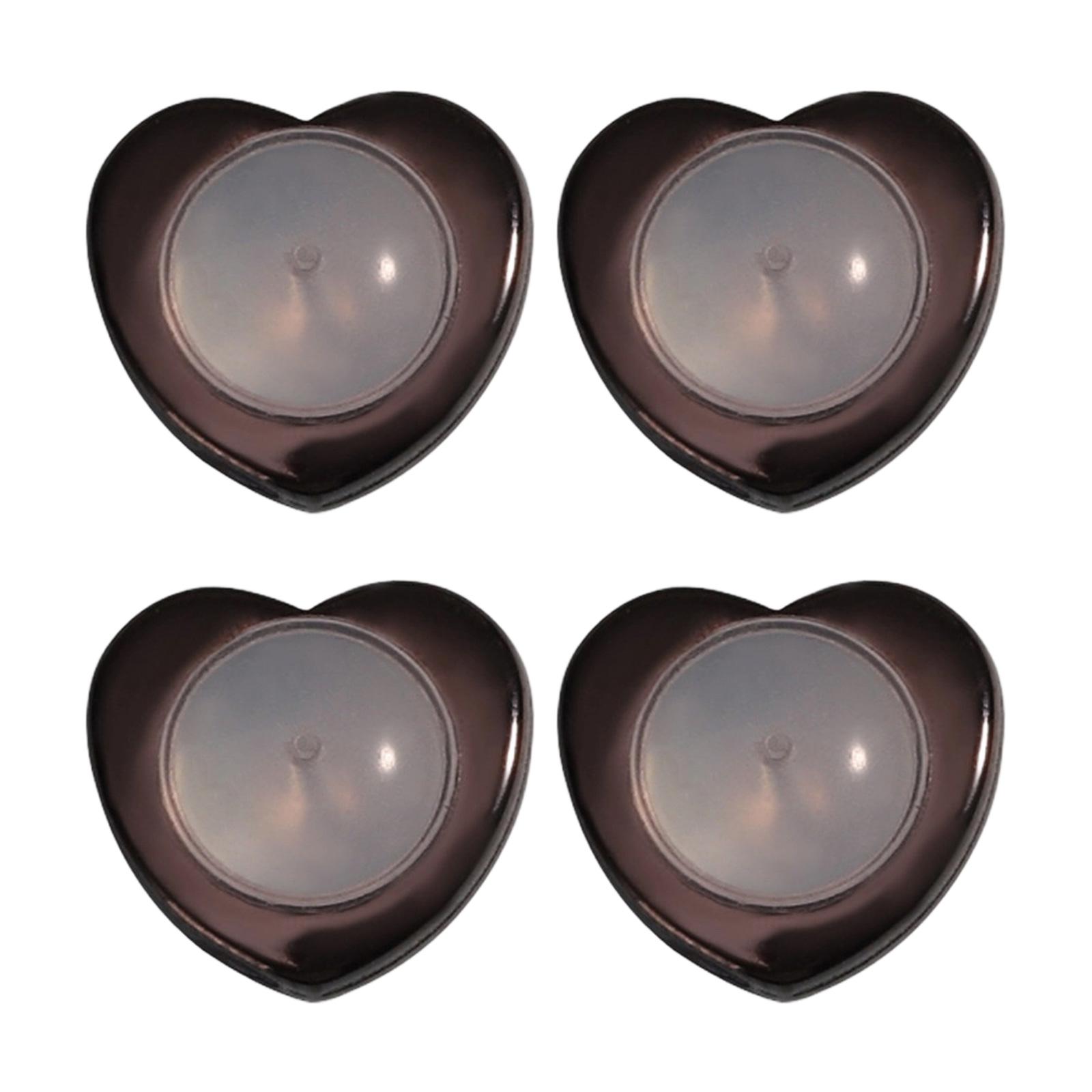 

4 шт. Удобные в носке, прочные керамические заглушки-поддержки для серег для отвислых ушей, тяжелых серег, лифтеры мочек, надежная фиксация 1 чёрный