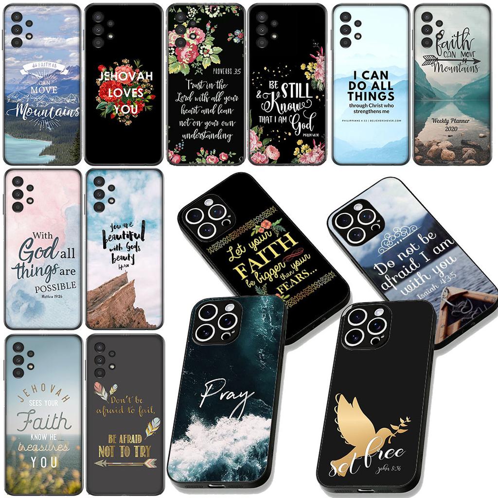 Bible Verse Christian Jehovah God Phone Cover for Xiaomi Redmi Note 13 14 ProPlus Pro Plus 14C A4 13C Pro+ Note14 Case