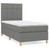 Bed Frame with Mattress - Maison Exclusive - 100x200cm - Adjustable Headboard - Durable Fabric