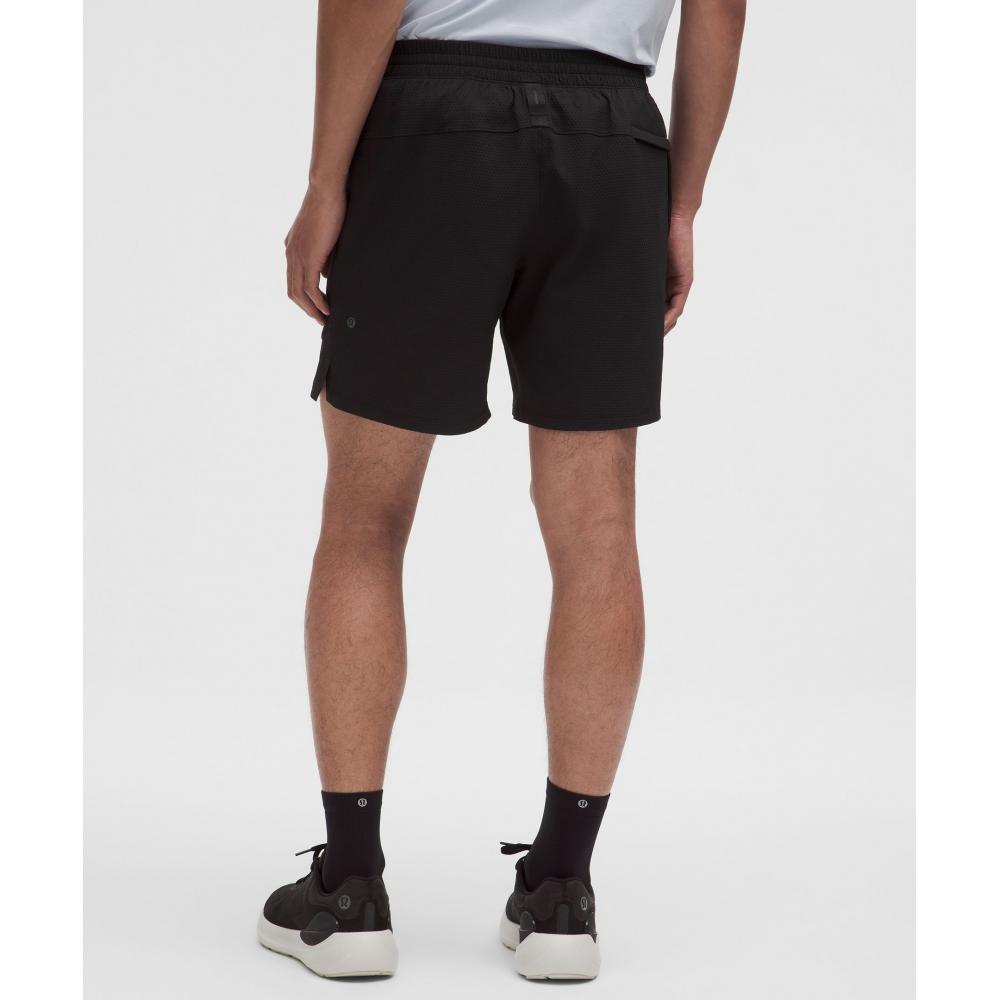 Lululemon License To Train Linerless Short 7   Textured Black