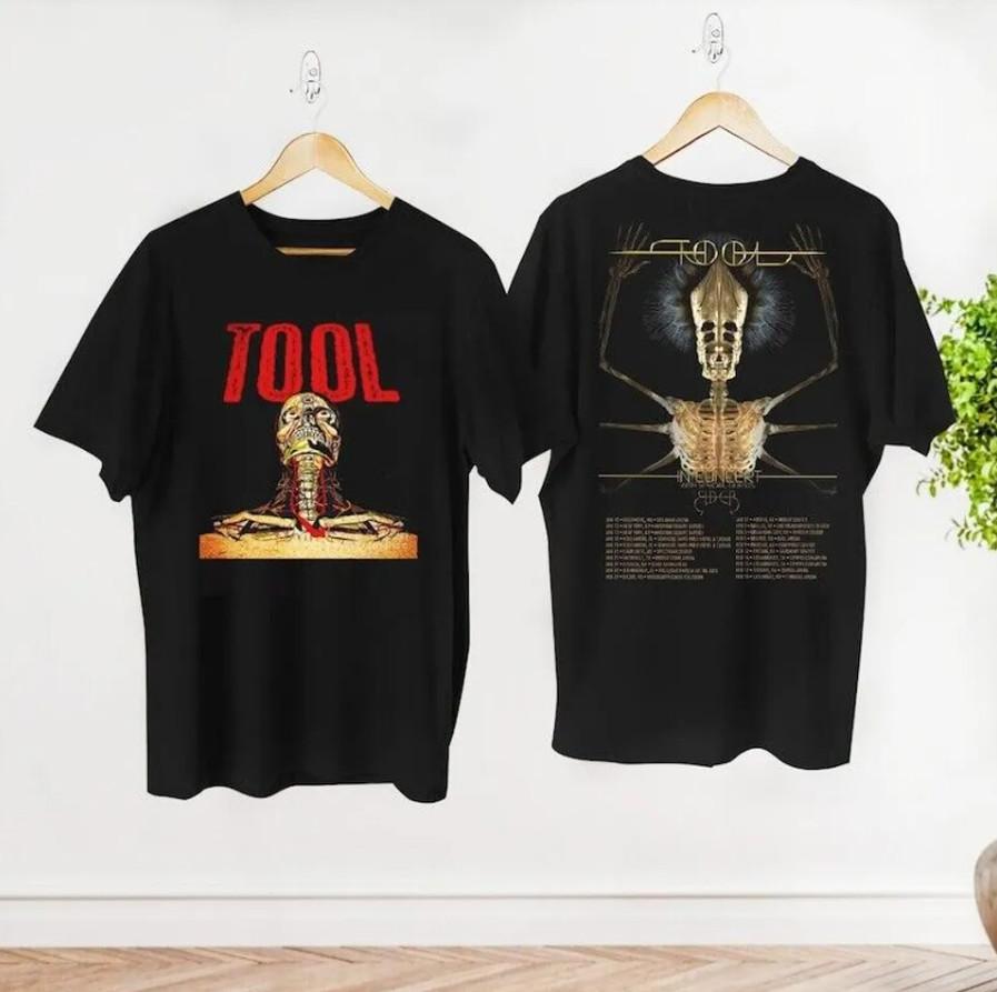 2024 Tool Graphic T-Shirt – Rock Band Tour Merch Tee Heavyweight Men’s