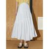 Coolhut French Style A-Line Casual Atmosphere Loose and Versatile High-Waisted Large Hem 2025 Summer Skirt Cake Skirt