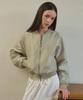 Ournostalgia Glossy Blouson Jacket_Beige(O25-Ot04)