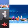 Colorful Resin Coral Ornament For Aquariums And Fish Tanks